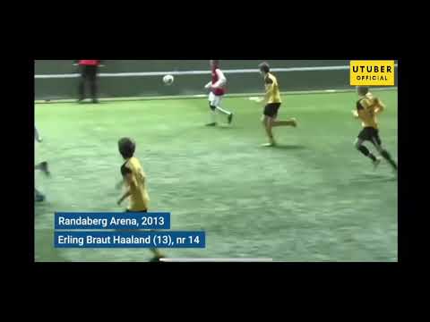 Erling Haaland Scores At Age 13