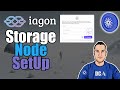 Iagon storage node setup and staking guide