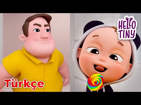 Bebek Bebek O Şeker Mi ve diğer çocuk şarkıları! | Bebekler için şarkılar | Hello Tiny Türkçe