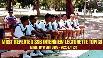 Most Repeated Lecturette Topics for SSB Interview 2025 🔥#NDA #TES #CDS #SSCTech #AFSB #NSB #TES #OTA