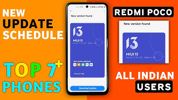 MIUI 13 Official Update Schedule is Release | Check for Poco & Redmi Phones