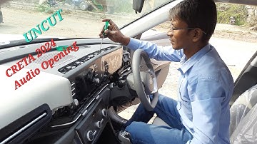 How to open New creta 2024 Audio //Step by step process