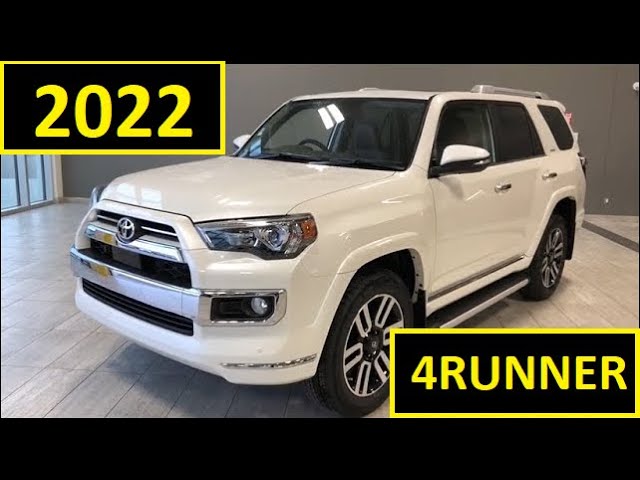 2022 Toyota 4runner Limited In Blizzard Pearl With Redwood Interior
