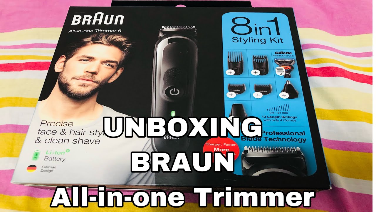 BRAUN 8-in-1 All-in-one Trimmer5 MGK5260 UNBOXING | CANTRE FAMILY - YouTube