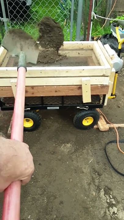 Trusted DIY Electric Soil Sifter Dump Cart