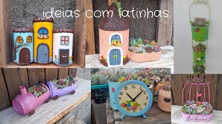 Várias Ideias com Latas - Diy - @lucianamadeira7416