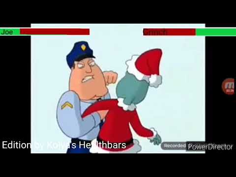 Joe vs. Grinch with Healthbars