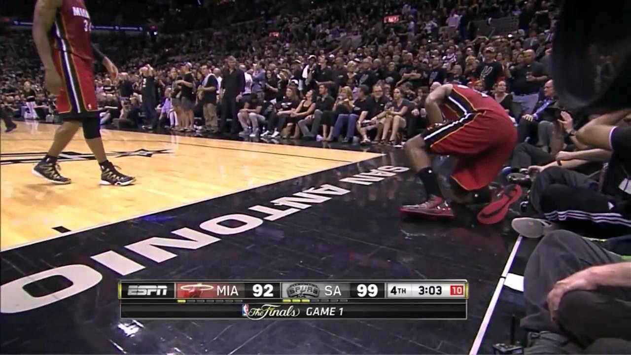 Heat's LeBron James (cramps) forced out during crunch time of Finals Game 1  - Sports Illustrated