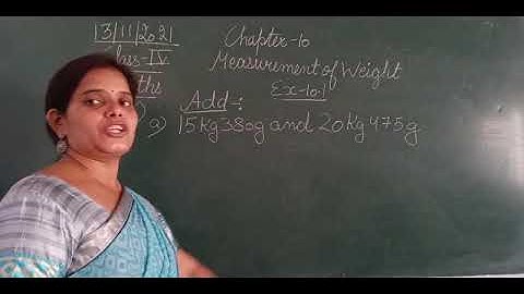 Class IV Mathematics 13 11 2021 by Ms Anchal Singh, Ex  10.1