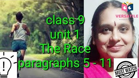 9th English |The Race | video story| english class 9 | by dailyenglishclassroom| Aspire to win
