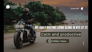 My daily routine living alone in nyc at 21 | Calm and productive | Md Raza Billal Sana