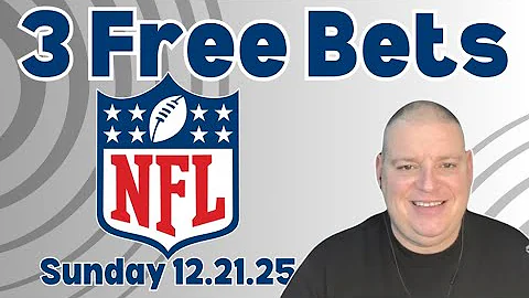 Sunday 3 Free Betting Picks & Predictions - 12/21/25 l Craig's NFL Picks & Predictions