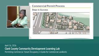 Clark County Learning Lab April 16, 2026: The Importance of Permitting Commercial Tenant Occupancy