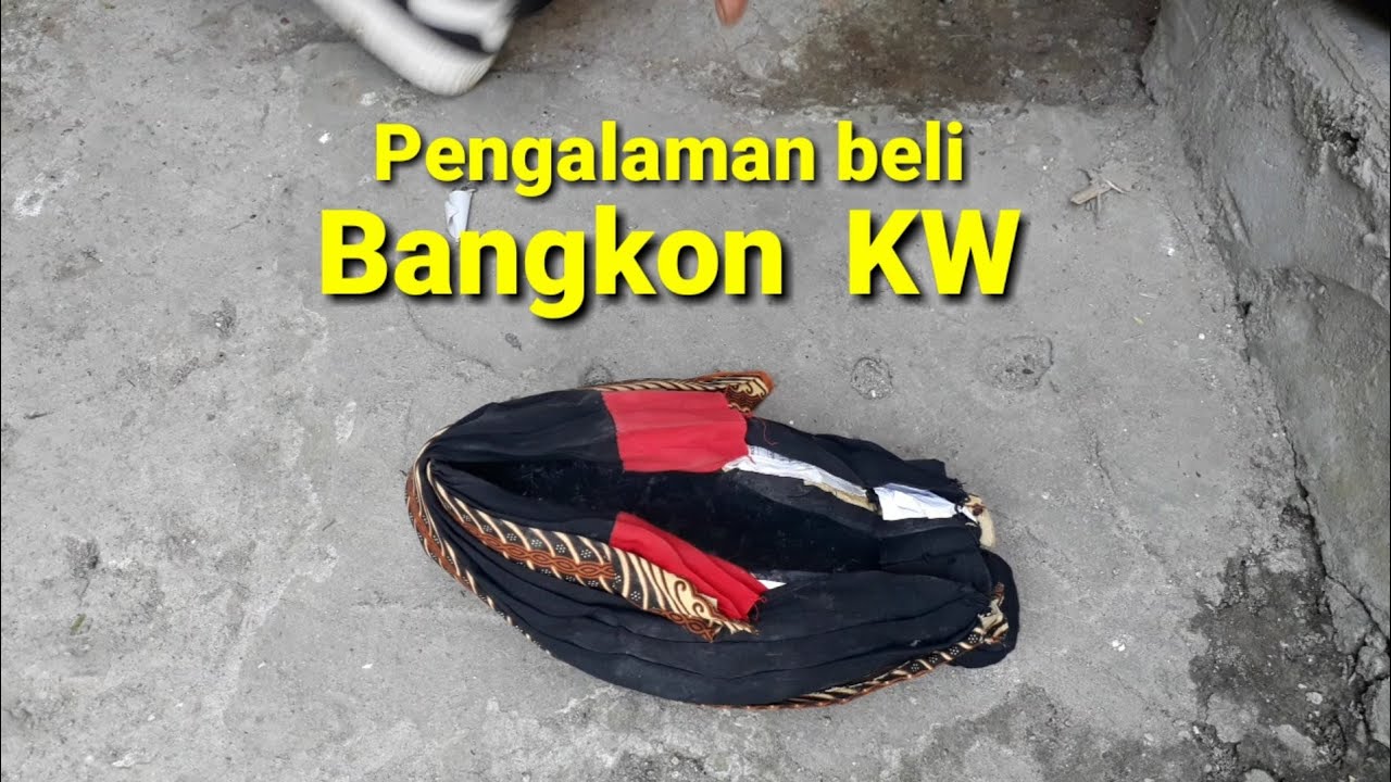 Pengalaman Beli Blangkon KW pakai Lem tanpa jahitan Cepat rusak sendirinya.