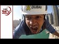 Trying out world’s longest urban zipline at XLine Dubai Marina!