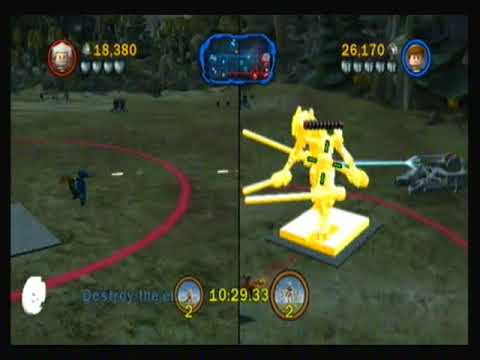 LEGO Star Wars III: The Wars (Wii) Multiplayer footage - YouTube