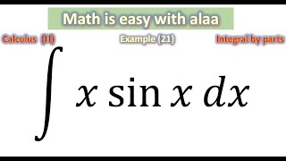 Famous Integration by Parts Example(19) Net Worth