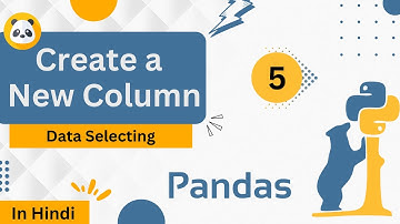Create a New Column | Data Selecting | Introduction to Pandas | #pandas #python #leetcode