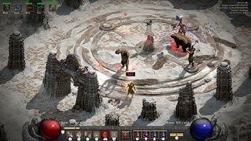 Diablo 2 Resurrected 2021 Summoner druid Hell Ancients 20 seconds (before 2.4 patch)