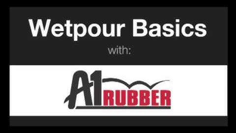 Wetpour Basics - How To Lay Rubber Wetpour