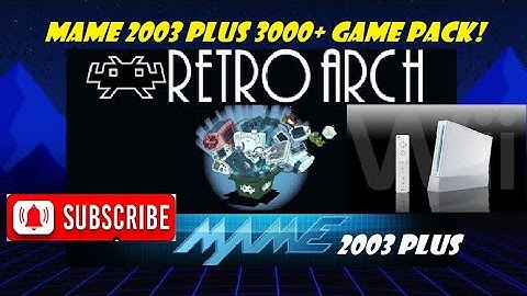 Mame 2003 Plus Retroarch Wii 3000 Games Pack & Cores!