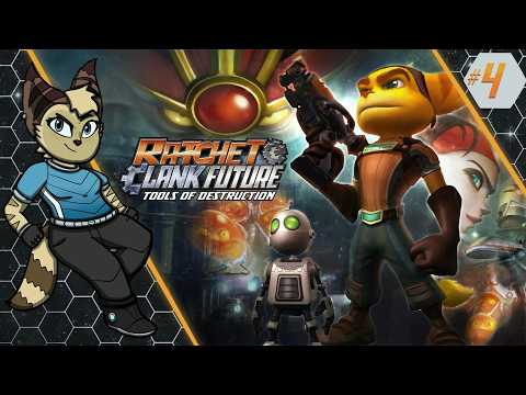 Live Stream let's Play! Ratchet and clank tools of destruction Part 4