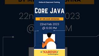 Core Java Training by Mr. Hari Krishna screenshot 4