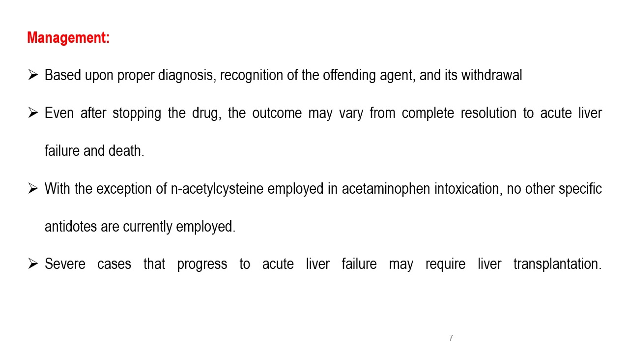 Drug induced liver disease - Dr Faten Mohamed Omar
