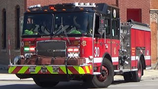 Chicago Fire Department Engine 30 Responding