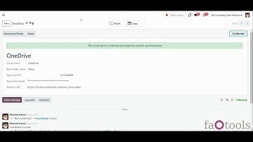 Odoo OneDrive/SharePoint Configuration and Log In v18 by faOtools