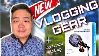 vlog set up | unboxing   testing of boya by-mm1 external microphone