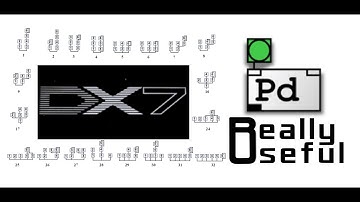 PureData tutorials - rich synthesis (18) - DX7 Phase modulation 4