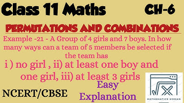 Example 21|Miscellaneous Example|Permutations and Combinations| Class 11|Ncert #class11 #cbse #kvs 