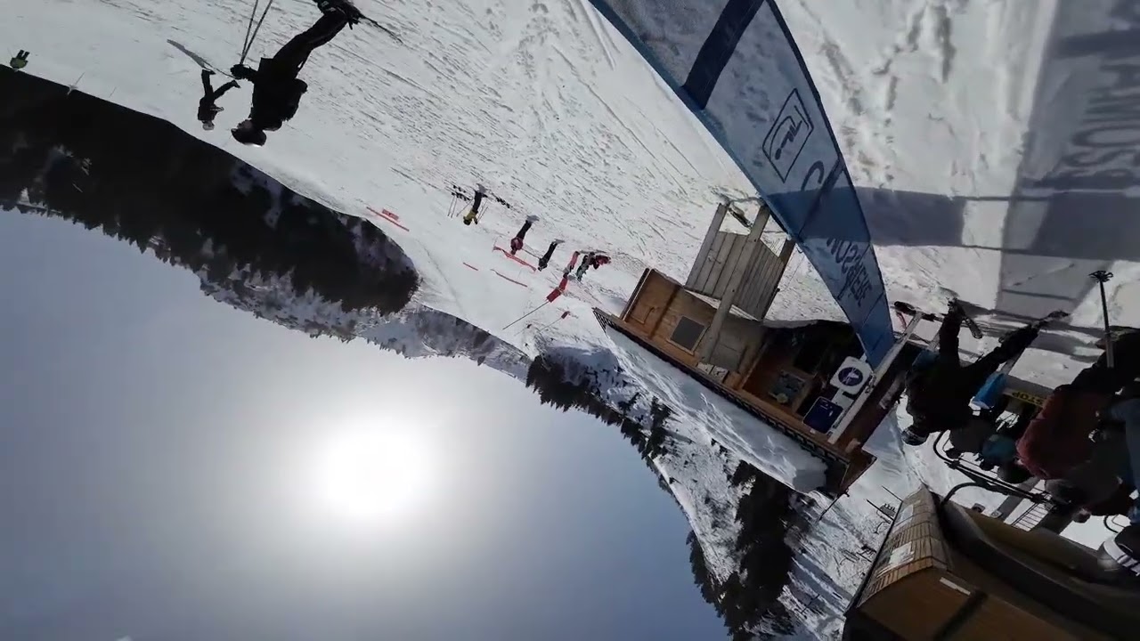 Stupid fall skiing on 7th March 2026 in Les Gets