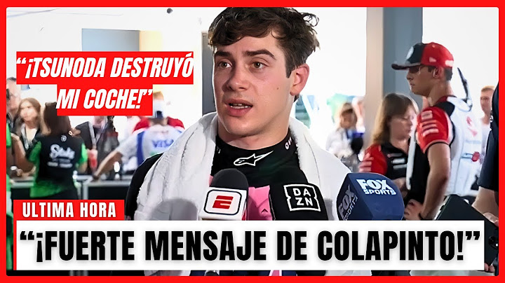 ¡FUERTES DECLARACIONES DE FRANCO COLAPINTO POST GP DE AUSTRIA!