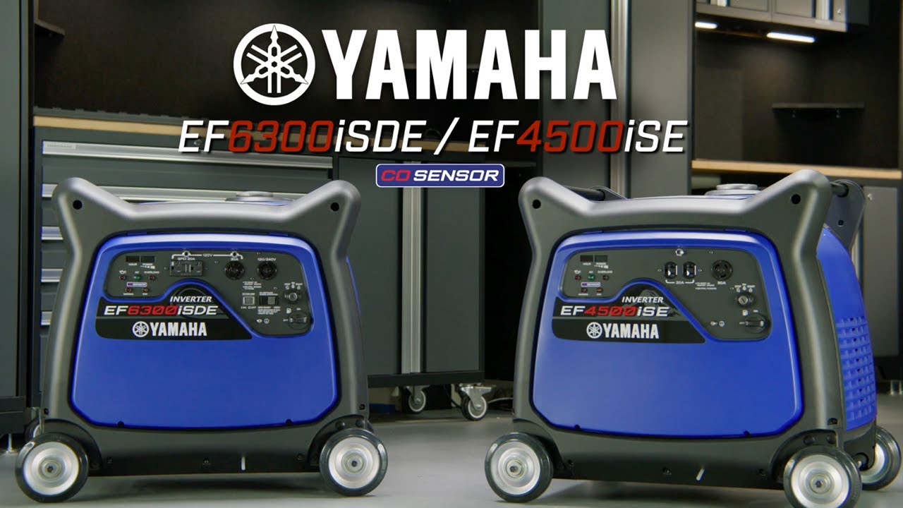 Yamaha EF6300iSDE Quiet 5500/6300W Inverter Generator
