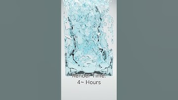 Satisfying Suzanne Monkey Blender Water Simulation #blender #rendering #watersimulation