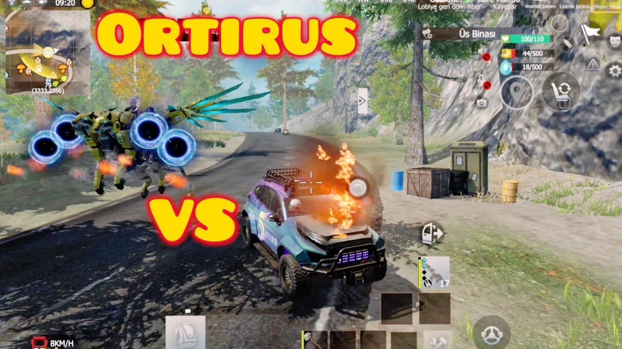 Ortirus attack Car / Last Island of survival