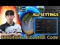 DK|OSAL😱4.2 Update Pubg sensitivity Settings &amp; Control🎯100% Real Sensitivity #pubg#bgmi 