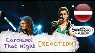 |Eurovision 2019| Latvia [REACTION] - Carousel / That Night -