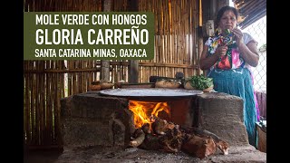 Gloria Carreño, cocinera tradicional de Santa Catarina Minas, Oaxaca