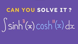 Hyperbolic Integral sinh^3(x)cosh^11(x)