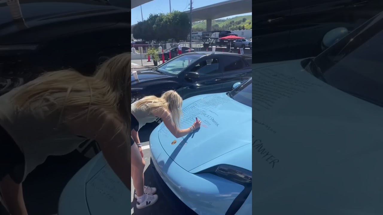 This Expensive Car Is Covered With Names… And One Of Them Could Be Yours 😱