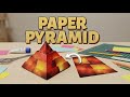 Paper Pyramid Making | Step-by-Step Easy Tutorial #diy #craft