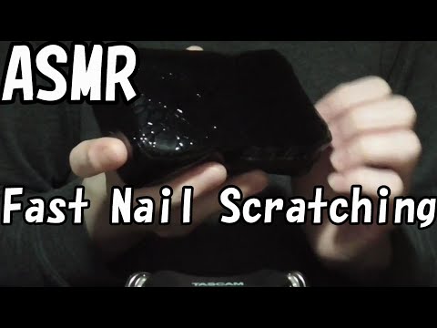 ASMR 速いネイルスクラッチング Fast Nail Scratching