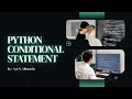 Week 4 - Part 1 - Control Flow & Conditional Statements