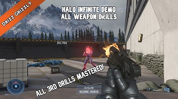 All Weapon Drills in Halo Infinite Tech Preview!