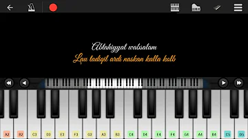 Tutorial bermain perfect piano lagu Deen Assalam