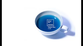 Pantone Color of the Year 2020 - The  Tea Blend of PANTONE 19-4052 Classic Blue