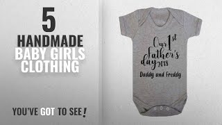 Top 10 Handmade Baby Girls Clothing [2018]: Personalised Our First Father's Day Baby Vest Baby screenshot 5